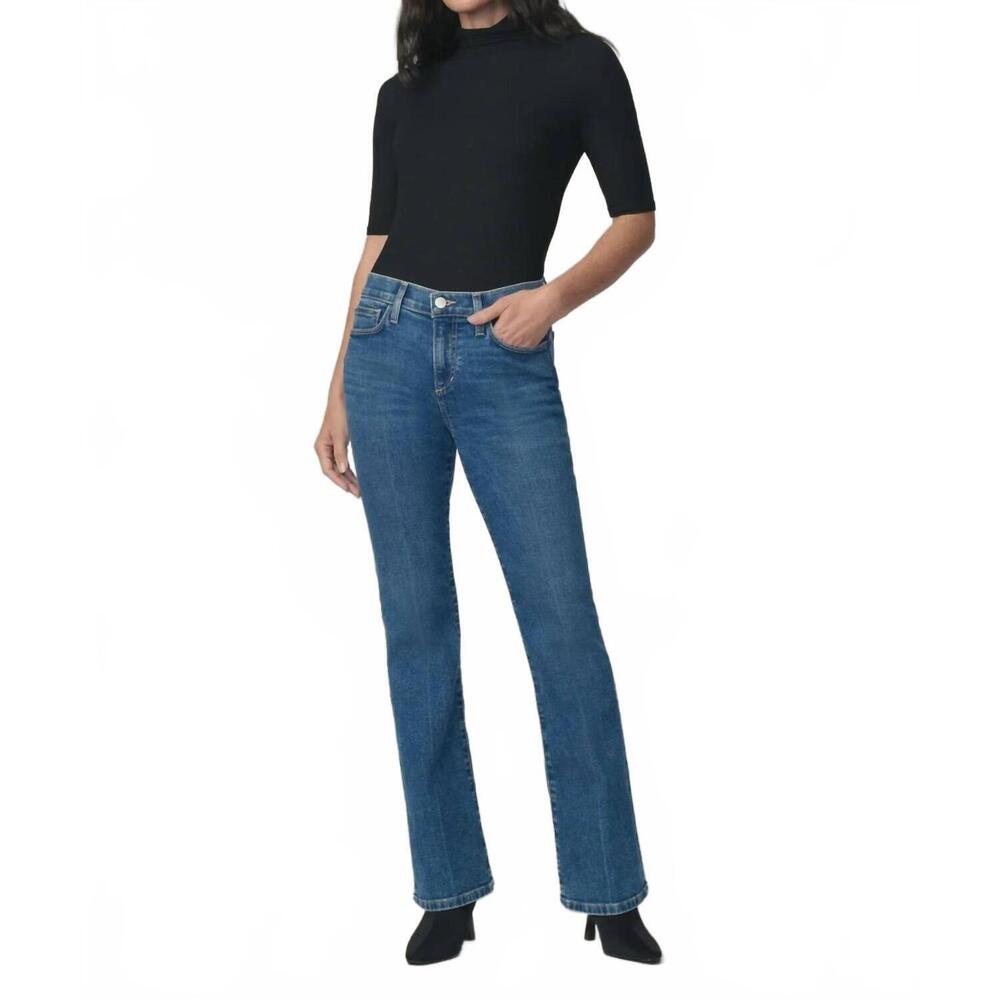 NEW JOE'S JEANS provocateur mid-rise petite bootcut jeans in incomparable